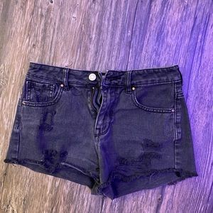 PacSun Black Jean Shorts
